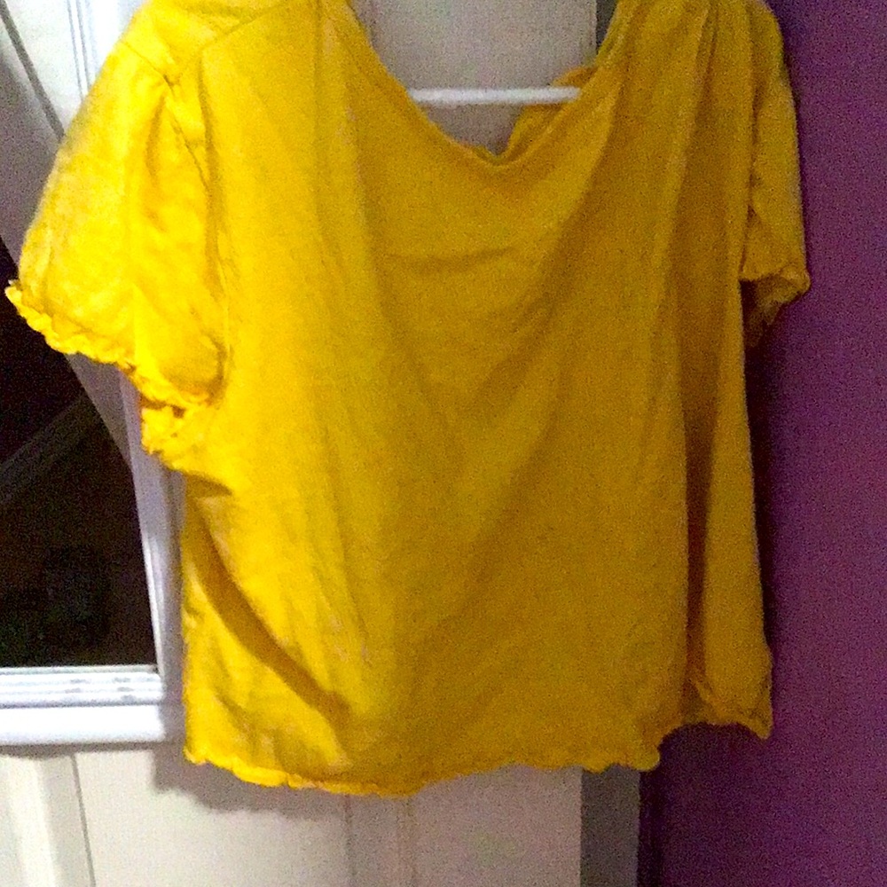Yellow shirt